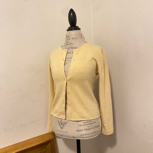 Makelet Japanese 100% cashmere cute cardigan